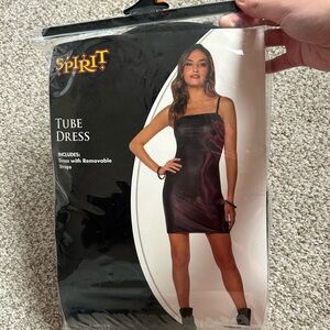 Spirit Black Tube Dress with Chic Design